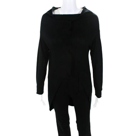 

Pre-owned|AllSaints Co Ltd Spitalfields Womens Wool Knit Snap Front Cardigan Black Size 2