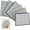 B 1PCS, variant on Silver Mesh Dishcloth,Multipurpose Wire Dishwashing Rags,Double Layer Metal Scrubbing Pads,Non-Scratch Reusable Cleaning Cloths for Kitchen,Pots,Pans,Sinks,Wet and Dry Use(5Pcs)