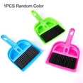 thumbnail image 2 of Walbest Mini Dustpan and Broom Set, Pet Cage Broom Brush Dustpan Desktop Sweep Cleaning Brush for Reptile, Hedgehog, Hamsters, Chinchilla, Guinea Pig, Rabbits, Small Animals, Random Color (1Pc), 2 of 6