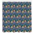thumbnail image 3 of Ambesonne Tropical Shower Curtain, Colorful and Exotic Leaf, 69"Wx75"L, Multicolor, 3 of 5
