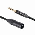 thumbnail image 4 of 1/4 to XLR Male Cable, Quarter inch TRS to XLR Male Balanced Adapter Cord Patch Cable for Mixers Speaker Microphone, 4 of 8