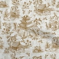 thumbnail image 1 of oneOone Cotton Jersey Brown2 Fabric Asian Japanese Pattern Fabric For Sewing Printed Craft Fabric By The Yard 58 Inch Wide, 1 of 4