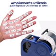thumbnail image 3 of Etiquetadora YOU ER MEI para Oficina Rojo con Cartuchos de Tinta 10 Hojas de Etiquetas de Precios, 3 of 7