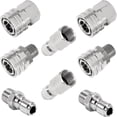 thumbnail image 1 of Pressure Washer Quick Connect 3/8 In Stainless Steel Pressure Washer Adapter Set, 1 of 8