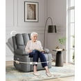 thumbnail image 6 of Electric Recliner Chair with Heat & Massage, 360° Swivel, USB Charger, 400lb Capacity for Living Room, 6 of 9