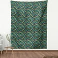 thumbnail image 3 of Ambesonne Botanical Fabric by the Yard Upholstery, Tropical Leaves Jungle, 2 Yards, Green Seafoam, 3 of 4