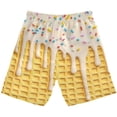 thumbnail image 2 of joogoo Kids Boys Swim Trunks Lemon Ice Cream Beach Board Shorts Drawstring Swimsuit Kid Teen M, 2 of 6