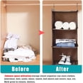 thumbnail image 4 of PIPETPET 4-Shelf Hanging Oxford Closet Organizers and Storage, Collapsible Closet Storage Organizer, for RV Wardrobe Camp, Hanging Organizer for Shoes Toys Baby Clothes, 4 of 5