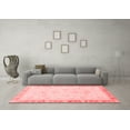 thumbnail image 3 of Ahgly Company Machine Washable Indoor Rectangle Abstract Red Modern Area Rugs, 3' x 5', 3 of 4