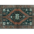 thumbnail image 1 of Ahgly Company Indoor Rectangle Persian Light Blue Traditional Area Rugs, 6' x 9', 1 of 4
