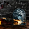 thumbnail image 5 of Halloween Transparent Acrylic Ghost Ornament, Chain for Indoor Outdoor Window Tree Branch Hanging, for Party and Seasonal Decor, 5 of 5