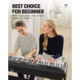 thumbnail image 4 of Piano digital Donner DEP-10 de 88 teclas semiponderado para principiantes, 4 of 7