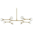 thumbnail image 3 of Elegant Lighting Zayne 8-Light Modern Crystal/Iron Pendant in Gold, 3 of 8