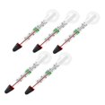 thumbnail image 2 of 5Pcs Floating Thermometer Glass Tube Double Layered Glass Accessories Measurement Easy Read Accurate Fish Tank Thermometer, 2 of 5