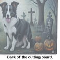 thumbnail image 2 of Border Collie Spooky Halloween Glass Cutting Board Large 12 in x 15 in, 2 of 5