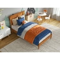 thumbnail image 6 of AFI Charlotte Twin Solid Wood Low Profile Platform Bed, Light Toffee, 6 of 13