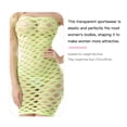 thumbnail image 4 of Lencería encantadora para mujer, diseño de rejilla, mono transpirable, mono erótico, verde Noticed XX000035-04, 4 of 7