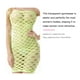 thumbnail image 4 of Lencería encantadora para mujer, diseño de rejilla, mono transpirable, mono erótico, verde seitruly XX000035-04, 4 of 7