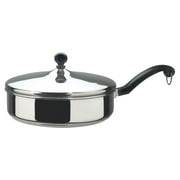 Farberware Classic Series Stainless Steel Sauté Pan with Lid, 2.75-Quart, Silver