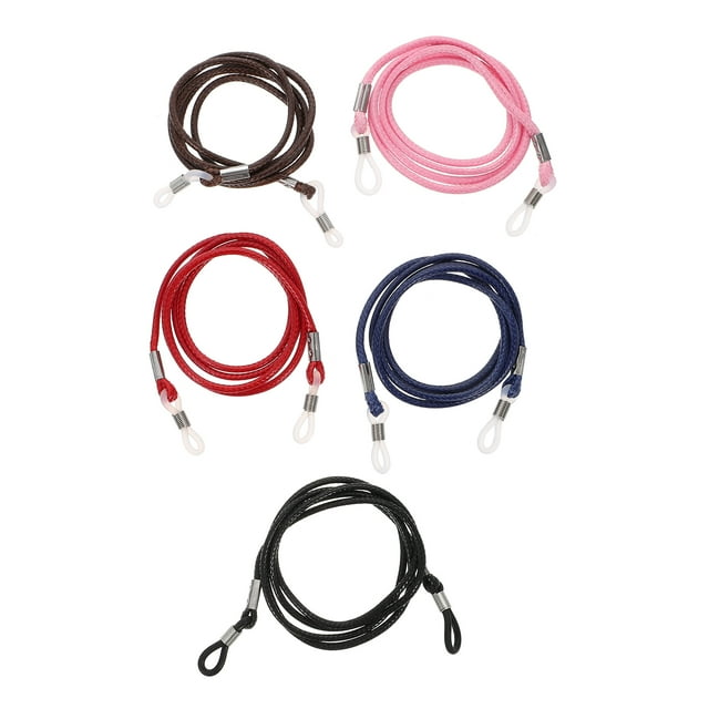 Miangastore 5Pcs Creative Glasses Chains Neck Hanging Glasses Rope Anti-lost Eyeglass Lanyards (Assorted Color)