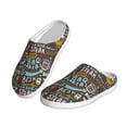 thumbnail image 2 of Fotbe Barbeque Pattern Women's Fuzzy Curly Fur Memory Foam Loafer Slippers Indoor Outdoor Slippers Winter Home Shoes-35/36, 2 of 7