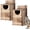 2, variant on 4 Pack Half Round Owl Houses, Bird Houses for Outside, Wooden Owl Nest Box Large Opening Screech Outdoor Bird's Box, for Wildlife Screech, Barred, Great Horned, Barn Owls, Assembly Required