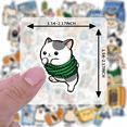 thumbnail image 2 of 35pcs Cute Stickers Food Stickers Animal Stickers Kitchen Supplies Stickers for Laptops Notebooks Suitcases, 2 of 9
