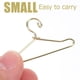 thumbnail image 2 of Jibi - 20 perchas de metal para ropa de muñecas, mini perchas para armario de muñecas, mini perchas para casa de muñecas, 2 of 6