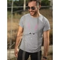 thumbnail image 5 of Tstars Mens Easter Holiday Shirts Easter Bunny Face Shirt Easter Rabbit Happy Easter Party Shirts Easter Gifts for Him Men T Shirt, 5 of 6