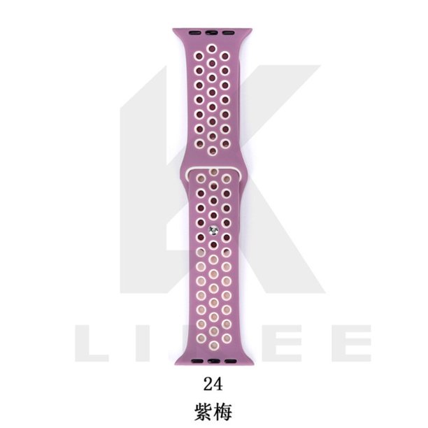 Correa de reloj Apple Watch Strap Serie silicona Ni-ke 38/40/41mm 42/44/45mm las correas iWatch de la serie 6/SE/5/4/3/2/1