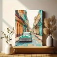 thumbnail image 6 of Vintage Havana Street Scene Canvas Print/Wall Art， Perfect for Living Room， Bedroom， Office， Dining Room， and Hallway Decoration., 6 of 8