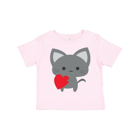 

Inktastic Heart Cat Gift Toddler Boy or Toddler Girl T-Shirt