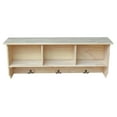 thumbnail image 4 of International Concepts Wall Shelf Unit with Storage, 4 of 4