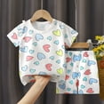 thumbnail image 2 of Soepste Boys' Clothing Sets Baby Boy Clothes 3-6 Months Toddler Baby Boy Summer Clothes T Shirt Elastic Waist Shorts Set 2 Piece Outfit, 2 of 4