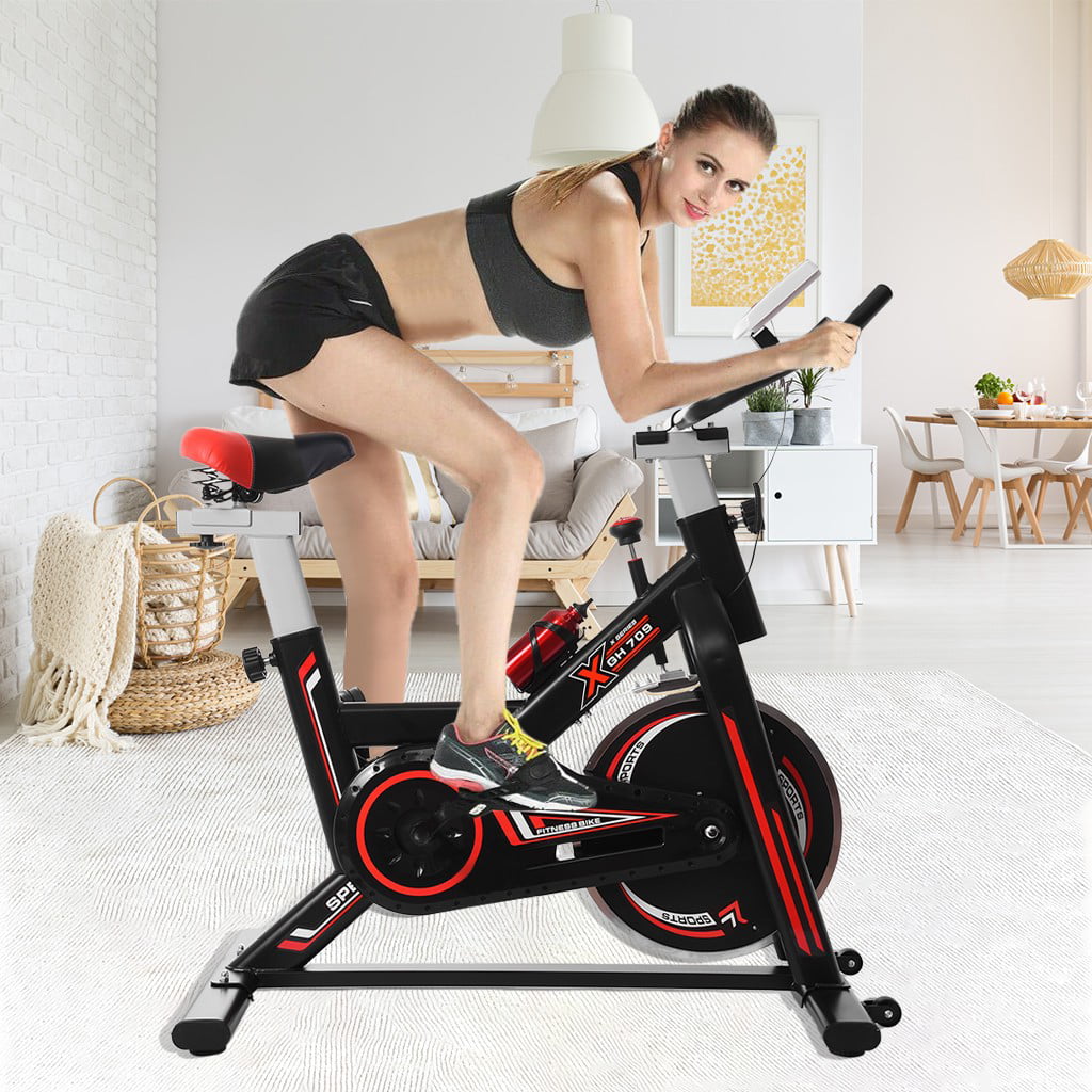 Exercise Stationary Bike Bicycle Cycling Home Gym Cardio Workout Indoor Fitness 