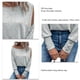 thumbnail image 4 of Top de mujer Ticfox Cuello Barco Manga Larga Gris 3XL, 4 of 5