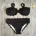 thumbnail image 3 of Women Two Pieces Sexy Off-Shoulder Bikini Set High Waist Bandages, 3 of 3
