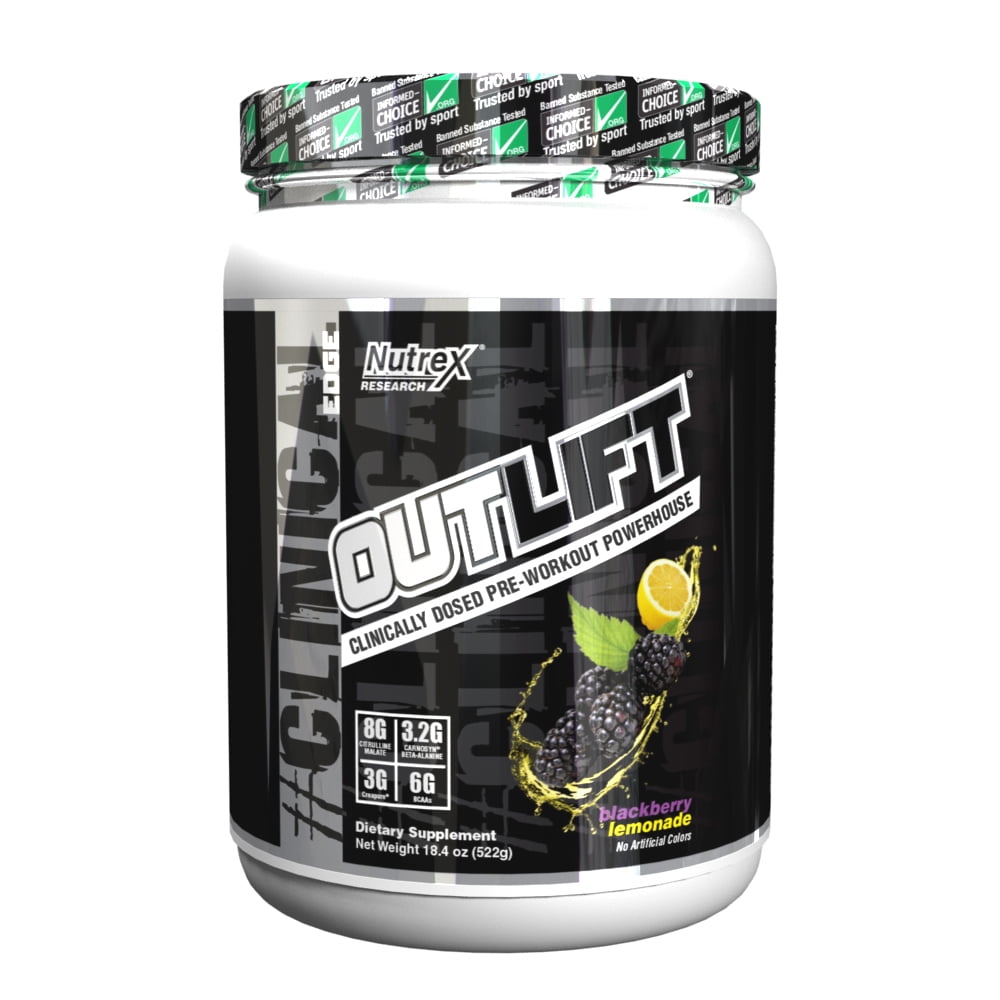 Nutrex Research Outlift Clinically Dosed PreWorkout