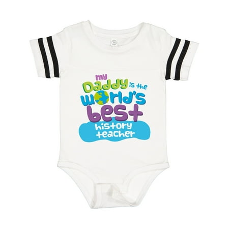 

Inktastic World’s Best History Teacher Daddy Gift Baby Boy or Baby Girl Bodysuit