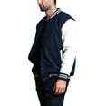 thumbnail image 2 of G-Style USA Men's Letterman Baseball Varsity Jacket VJ100A - NAVY/WHITE - Small, 2 of 6