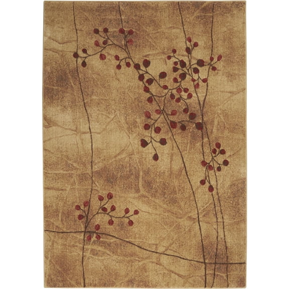 Nourison Somerset 5'3" x 7'5" Latte Rustic Indoor Rug