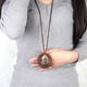 thumbnail image 2 of Women Girls Vintage Water Drop Shaped Wood Sweater Pendant Necklace Chain Sunnimix Collar suéter con gota de agua, 2 of 8