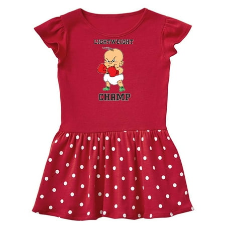 

Inktastic NICU Baby Boxer Lightweight Champ Gift Baby Girl Dress
