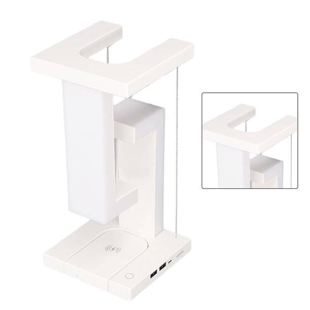 Lámpara De Escritorio LED, Lámpara De Escritorio Levitante Magnética Blanca Plegable Para Sala De Estudio