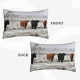thumbnail image 4 of Daiia Yak Bedding Waterproof Pillow Protector Zippered Queen – Bed Bug Proof Pillow Encasement-20"x30", 4 of 9