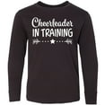 thumbnail image 3 of Inktastic Cheerleader in Training Long Sleeve Youth T-Shirt, 3 of 5