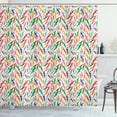 thumbnail image 1 of Colorful Shower Curtain, Hipster Pattern with Thunder Bolts and Retro Effect Fun Youth Teen Design Zigzags, Fabric Bathroom Set with Hooks, 69W X 70L Inches, Multicolor, by Ambesonne, 1 of 3