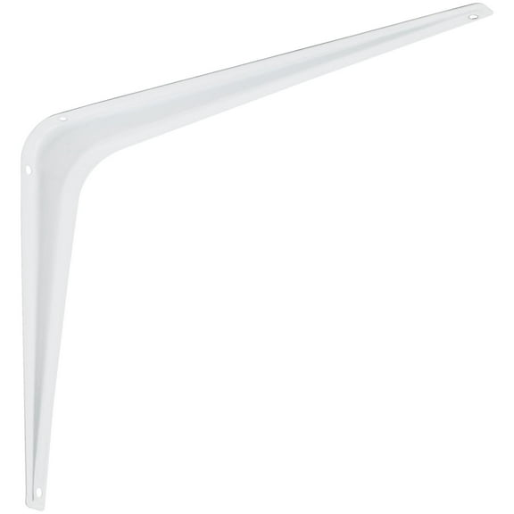 National N218-925 8 x 10 in. Steel Shelf Bracket- White