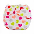 thumbnail image 4 of New 5Pcs White Ecological Cotton Baby Cloth Diaper Washable Nappy Soft Comfortable, 4 of 7
