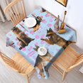 thumbnail image 2 of German Shepherd Square Tablecloth,Waterproof Square Table Cover,Wipeable Spillproof Washable Table Cover for Home Kitchen Party Decor 42"X42"(107x107cm), 2 of 6